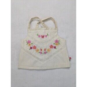 Vintage 90s McKids Embroidered Butterfly Floral Top - 18M - McDonald's Sears
